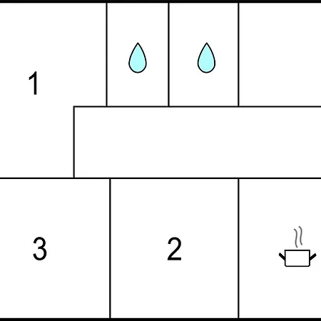 Ansprechende 아파트 *